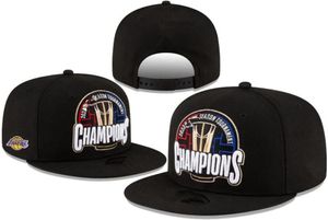 Los Angeles „Lakers” czapki 2023-24 unisex luksusowy moda bawełna bawełniana czapka baseballowa kapelusz snapback hurt haft haft hurtowy wiosna letnia czapka hurtowa a17