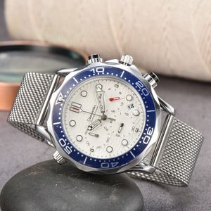 Watchmen 2024 Nya varumärkesaffärer Paneraiss Omegas Watches Classic Round Case Quartz Watch Wristwatch Clock - En rekommenderad klocka för Casual Ome -03