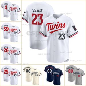 Carlos Correa 2024 Twins Jersey Royce Lewis Joey Gallo Byron Buxton Jose Miranda Miguel Sano Joe Ryan Sanchez Jhoan Duran Minnesota Kepler Polanco Pablo Lopez Shirt