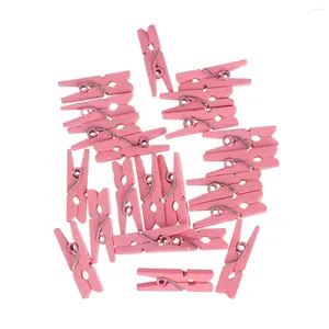 Frames 200 Pcs Clothes Pins Wooden Clothespin Take Bath Pegs Craft Clip Bamboo Po Clips