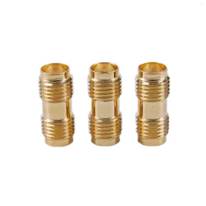 Cucchiai 3x connettore RF oro SMA femmina per adattatore antenna SMA-F per radio bidirezionale