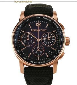 AP Armbanduhr Armbanduhr Epi CODE 11.59 Serie 26393OR Roségold geräuchert lila Platte Herrenmode Freizeit Business Sport Chronographenuhr