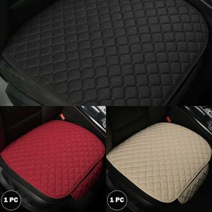 Upgrade Summer Flax Car Seat Cover Four Seasons Front Rear Chair Cushion Auto Accessories Interior Universal Size Car Seat Protector Pad
