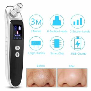 Accessories Electric Vacuum Blackhead Remover and Pore Vacuum Cleaner Deep Cleansing Nose Face Black Head Acne Pimple Removal Skin Care Tool