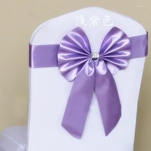 طاولة تنورة 1pc organza كرسي sash bow لتغطية حفل زفاف حفل الزفاف الحدث عيد الميلاد زخرفة