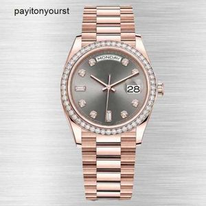 役割の時計スイスウォッチダイヤモンドマンとボスクラシック腕時計スタイルステンレス鋼41mmゴールドラミナスサッフのための豪華な自動時計