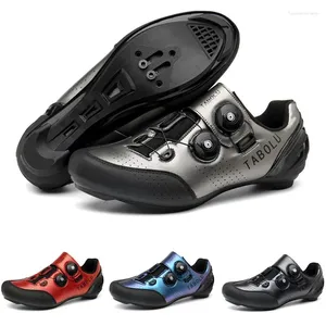Cycling Shoes Outdoor Locking For Mountain Biking Highway Double Swivel Buckle Breathable Bike Riding Gear Bikenow