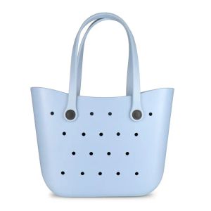 Borsa di lusso Eva Bogg Borsa da donna Tote Grande Carrello della spesa Borse Lady H195I Lavabile Borsa da spiaggia in silicone Bog Borsa Borsa Eco Jelly Candy portafoglio2024