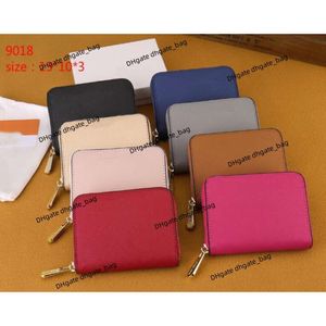 Designer Wallet New classic mini bag Horizontal Square Short Womens Zipper Cross Card Pocket Wallet Versatile luxury key bag