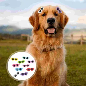 Hundebekleidung, 10 Stück, Haustierbrille, Haarnadel, Haarnadeln, Sonnenbrillenform, Katzenkopfschmuck, Kunststoff, dekorativ