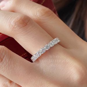 Anéis diamantes Legeadores tamanhos de anel 58 para designer feminino para homem de peito de ouro de ouro