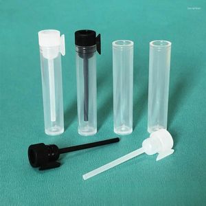 Garrafas de armazenamento 10pcs 1ml Garrafa de teste de plástico Eye Lash Glue Tube Essential Oil Gift Pack Frascos Pp Mini Sample Stick Type
