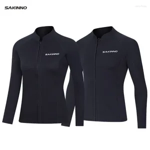 Women's Swimwear Long Sleeved Diving Top For Couples Suit Swimming Surfing Snorkeling Wet Men Wetsuit Women Spearfishing