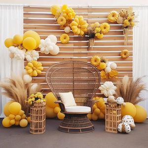 Party Decoration 142st Set For Birthday Streamers Decorations Hanging Swirls Latex Balloon Baby Shower Decor