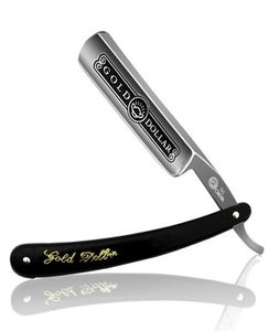 Shaving Ready Cut Throat Straight Razors Gold Dollar 66 Classic Manual Barber Razor Folding Knife Stainless Steel Trimmer Men Old 7910154