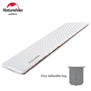 58 High R Value Inflatable Mattress 4 Season Ultralight Folding Air Bed Portable Sleeping Mat Camping 240306