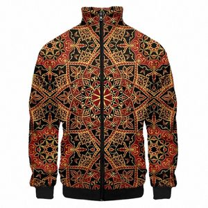 Golden Luxury Barock Men/Women Zip Coat 3D Print Sweatshirt Fi Jacket Overdimensionerade kläder HARAJUKU Par Baseball Uniform E02b#