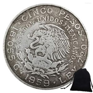 Party Favor 1959 Luxury Mexico Peace Eagle Couple Art Coin Memorial Pocket Gift Coin/Funny Commemorative Good Luck Bag