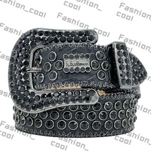 2023 Men Women Bb Simon Belt Luxury Designer Belt Retro Needle Buckle Belts 20 Color Crystal Diamond B I B I 617