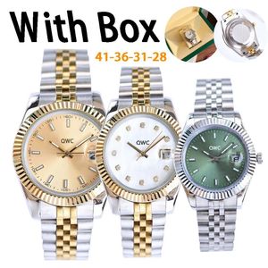 Mens Designer Watch Automatic Mechanical Movement Watches Full Rostly Steel Luminous Waterproof Pink 41 31mm Women Watch Par287a