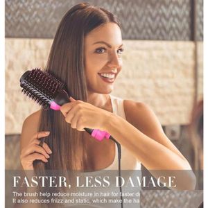 Haarbürsten Onestep Trockner Volumizer Salon Air Paddle Styling Pinsel Negative Ionen Generator Glätteisen Curler1266865 Drop Lieferung Pr Oty9C