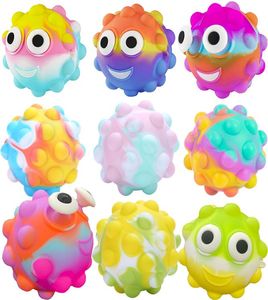 Brinquedos Push Bubble 3D Ball Game Sensory Toy Snowman ChristmasTree para Autismo Necessidades Especiais Adhd Squishy Stress Reliever Kid Engraçado Anti-Stress5355012