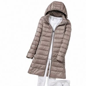 Mulheres para baixo casaco leve puffer jaqueta com capuz fino quente esportes ao ar livre viagem parka outerwear embalável portátil u29g #