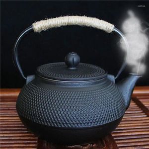 Teaware Sets 1200ML Cast Iron Teapot With Fine Mesh Design And Stainless Steel Strainer Q-195 Tea Set