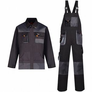 bib Overalls Men Work Coveralls Repairman Strap Jumpsuits Durable Worker Cargo Pants Worker Uniforms Plus Size Rompers Pants 4xl A67J#