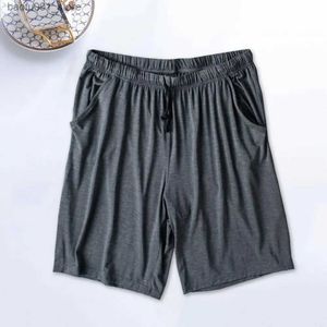 Shorts masculinos masculinos de seda de seda modular shorts de pijama de verão mantêm calmo e confortável shorts masculinos de cordão totalmente combinados