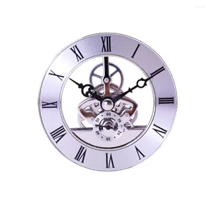 Table Clocks 86MM Wall Clock Insert Small Grandmother Parts Vintage Crystal Face Making Kit For Living Room Decor