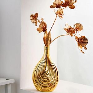Vaser Flower Arrangement Pot Modern Vase Nordic Minimalist Abstract Ceramic (L)