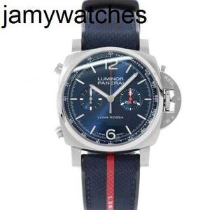 Chrono Watch Panerass Designer Mens Luna Rossa PAM01303 التلقائي التلقائي الفاخر الكامل من الفولاذ المقاوم للماء ساعات المعصم عالية الجودة