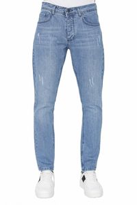 Trendyol Man Trendyol Men's Unifarben Slim Fit Normal talia dżinsowe dżinsy Q9ij#