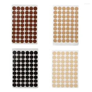 Adesivos de janela 54 Pcs Parafuso autoadesivo cobre acessórios de móveis adesivos à prova de poeira