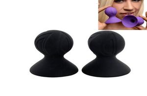 2PCS Set Nipple Clitoris Sucker Silicone Stimulator Enhancer Vibrator Suction Pump Adult Sex Toys For Woman C18112701243E6035354