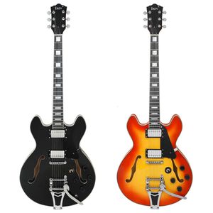 IRIN Hollow F-hole Jazz Electric Set for Adult Beginners Playing Plucked Instruments 22 Pin Electronic Guitar