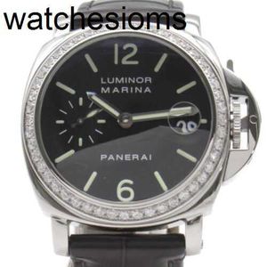 Marina Designer Herrenuhr Panerass Diamond Pam00071 Auto Gebraucht Schwarz Luxus Voll Edelstahl Wasserdicht Armbanduhren Hohe Qualität