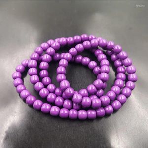 Strand Winding Purple Mica Armband Multi-Layer Jade Tube Pärlor
