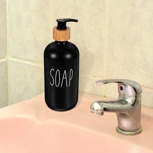 Liquid Soap Dispenser Bottled Hand With Pump Household Bathroom Glass Home Manual Lotion Travel