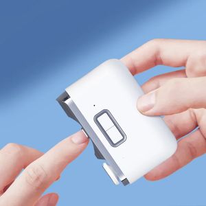 Cortador de unhas elétrico automático USB recarregável aparador de unhas cortador cortador ferramentas de polimento com luz para bebê adulto 240315