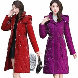 high Quality Women Winter Jacket 2023 New Down Cott Jacket Women Parker Thicke Warm Hooded Lg Cott Padded Coat Female 4XL 381v#