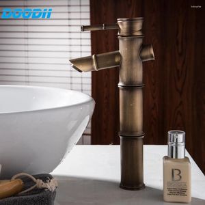 Banyo lavabo muslukları doodii çağdaş öz mutfak musluk antika bronz kaplama pirinç havzası tek saplı su musluğu