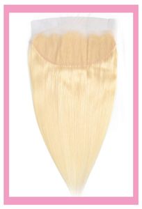 Brasilianisches reines Haar, hellblond 613, 13 x 4, Spitzenfrontteil, blondes Echthaar, Spitzenfront, 13 x 4, Größe 1022 Zoll 4085047