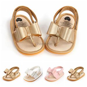 Sandálias 2022 Nova Criança Criança Sandália Romana Adorável Infantil Bebê Menina Sola Macia Criança Menino Sapatos Bowknot Sandálias Antiderrapantes Mocassim 240329