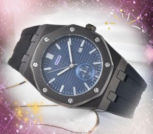 Luxury Lovers Big Quartz Watches Stopwatch Men gummi rostfritt stål bälte president deser mode guld armband damer titta gåvor montre de luxe gåvor