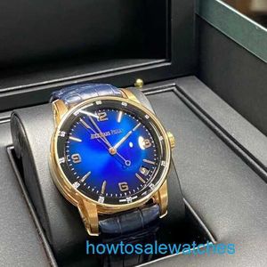 Mens AP Wristwatch 15210OR New CODE 11.59 Series Most Beautiful Gradient Blue Dial 18k Rose Gold