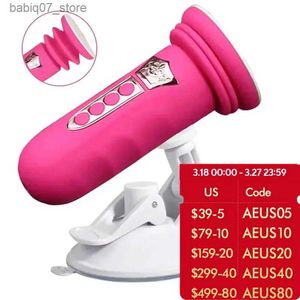 Andere Massageartikel Automatisches Sexmaschinenpedal für falschen Penisvibrator.Frauen mögen es, Masturbations-Vaginalspielzeuge zu stimulieren und zurückzuziehen.Sexspielzeug mit Pumppistole Q240329