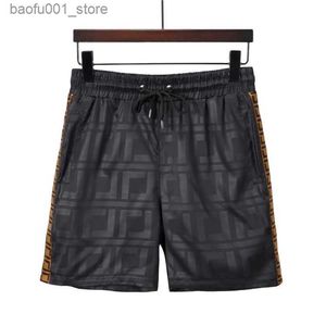 Men's Shorts Summer Swimwear Men Board Shorts Letter Pattern Designer Fashion Casual Sports Running Fitness Seaside Surf Breathable Beach Swim Shorts Q240329