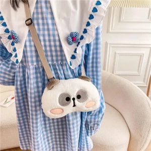 10A Shoulder Bags Plush Small Crossbody Bag For Women 2024 Kawaii Cute Panda Child Handbags Japanese Girl Student Messenger Children